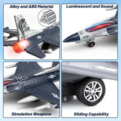 Tcvents flashing lights-sounds jet toy enhances pretend play