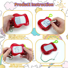 Tcvents mini drawing boards are durable and safe for young children during travel and learning.