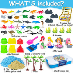 Tcvents sea animals set enhances storytelling and fine motor skills