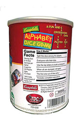 TDC Games Campbell's Alphabet Dice Game brand heritage sparks nostalgic puzzles