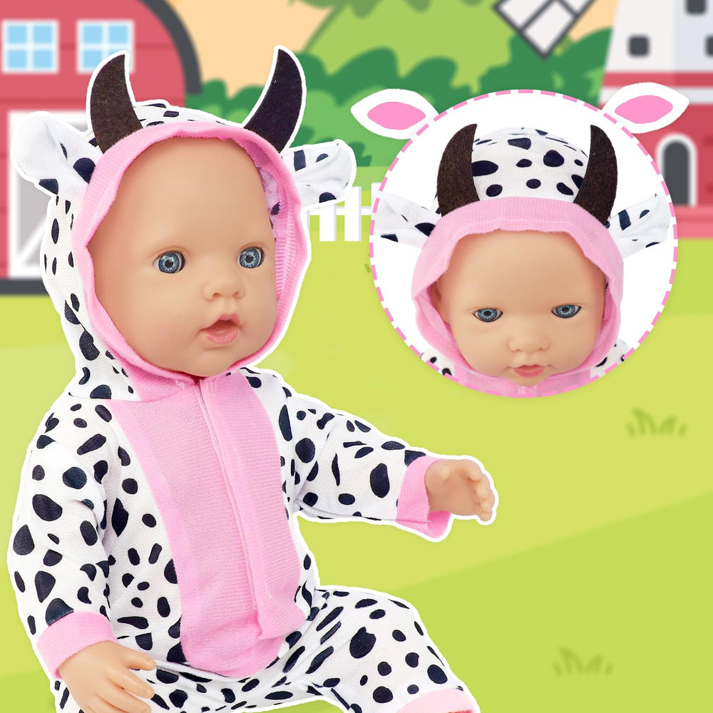 TDDS9 mixed animal pattern collection for 14-18 inch dolls, versatile dress-up