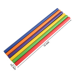 Colorful TDOCK rhythm sticks show six colors for classroom rhythm practice.