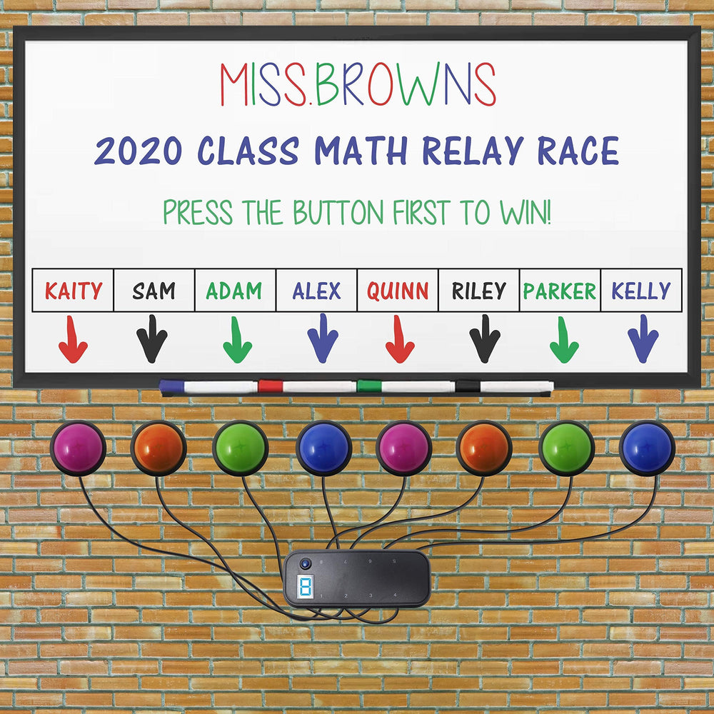 Teachers Choice Light Up Game Buzzer System classroom-friendly setup for learning