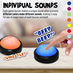 Teachers Choice Light Up Game Buzzer System with unique buzzer sounds for engaging rounds