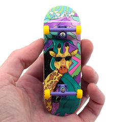 Teak Tuning Graffiti Giraffe deck showing 32mm width for precise control