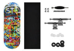 Teak Tuning Graffiti Wall complete setup ready to ride with included tools.
