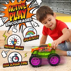 Team Power 8.7-inch monster truck is easy for small hands to grip