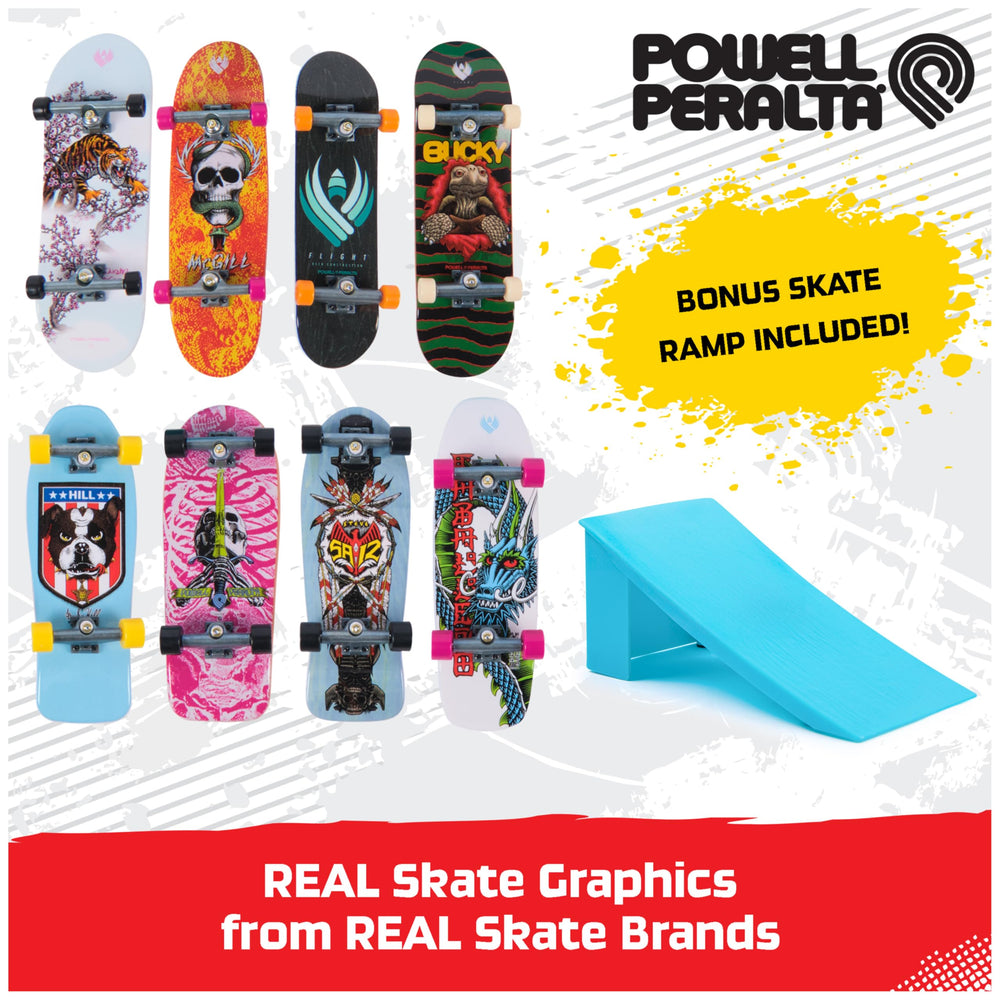 Tech Deck Blind graphic deck showcasing iconic art for creative tricks and display.