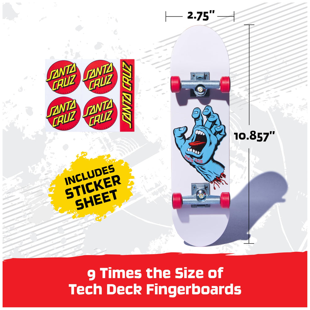 Finesse X Sonic graphics on a handboard for themed tricks