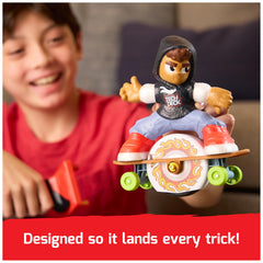 Tech Deck skateboard connected to X‑Connect park pieces expanding trick possibilities