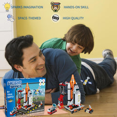 Tecnobicho Space Rocket kit safe materials symbol signals secure play for young explorers