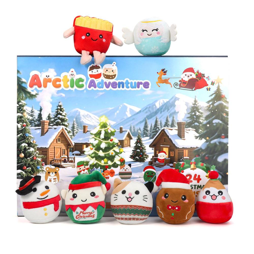 TECHTAIL mini plush 24-pack gift-ready box, ideal for gifting and collecting.