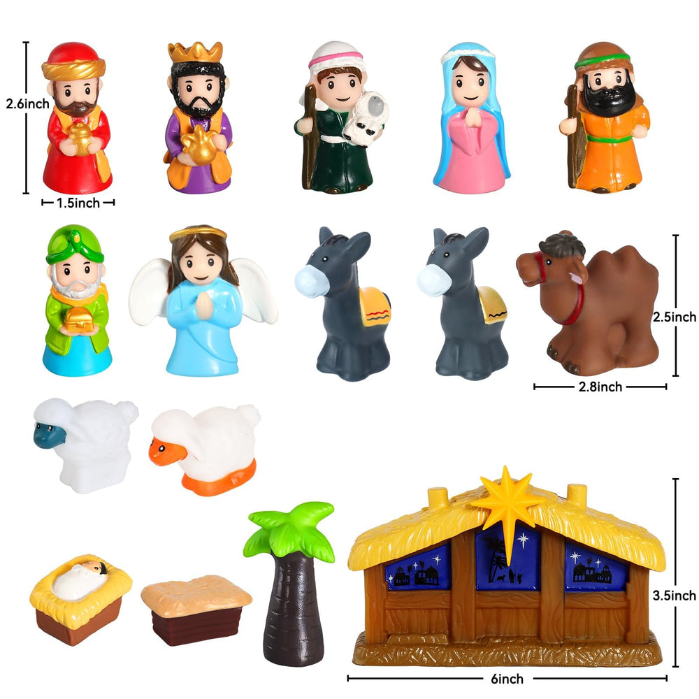 TECHTAIL Three Wise Men figures add color to holiday narration.