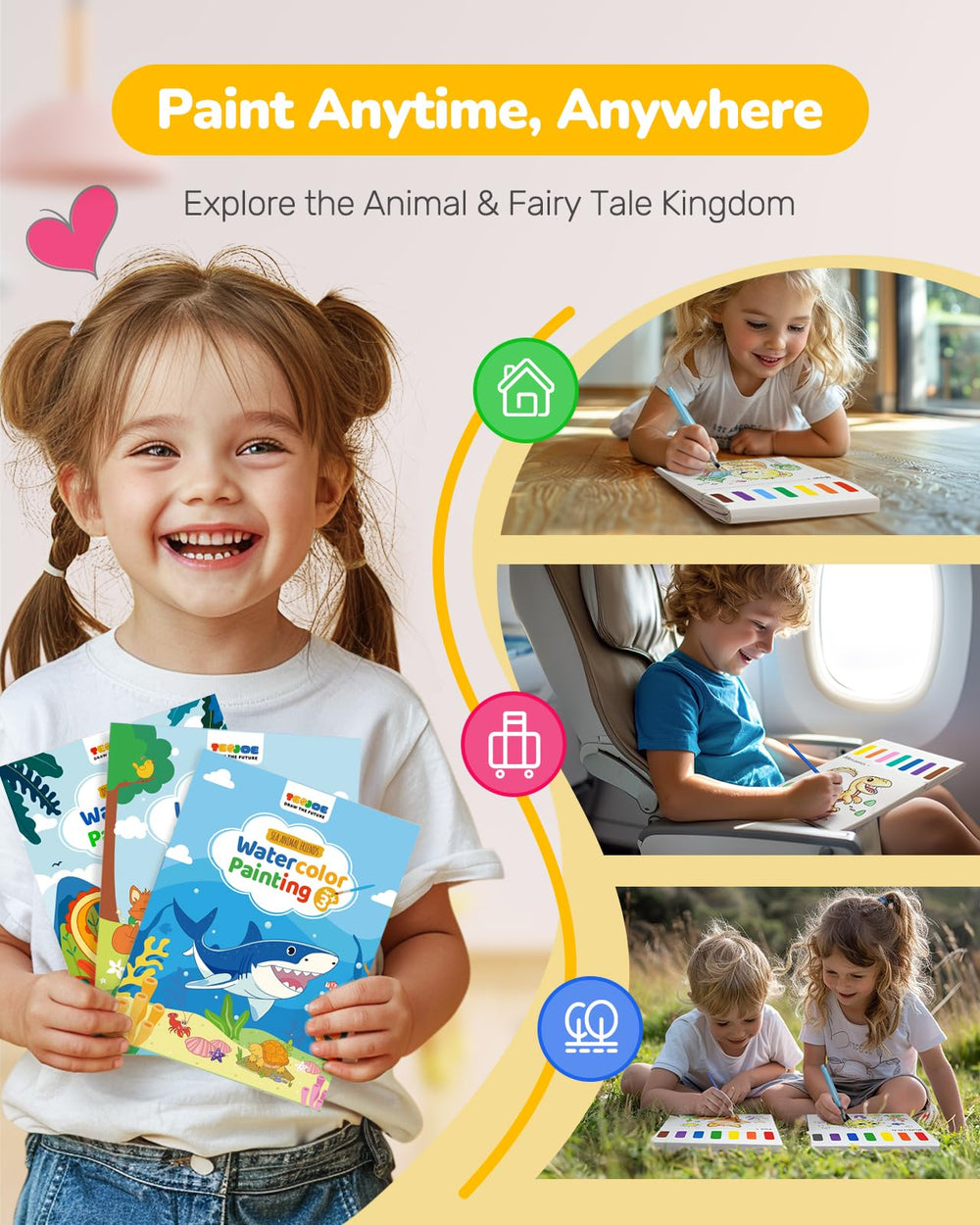 TECJOE age four to eight friendly design supports early artistic exploration
