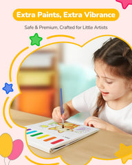 TECJOE princess series watercolor book invites magical color exploration
