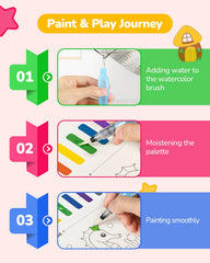 TECJOE extra paint paper: extra pages to extend coloring fun.