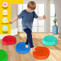 TECKMICO stepping stones suitable for indoor outdoor play in classrooms, parks, or backyards.
