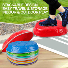 TECKMICO stepping stones stackable design makes storage easy for home and travel.
