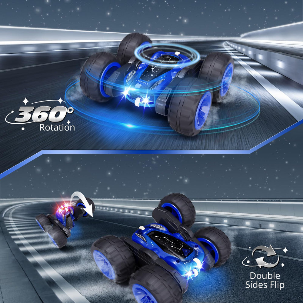 Tecnock RC car with 4WD chassis offering stable traction across surfaces.