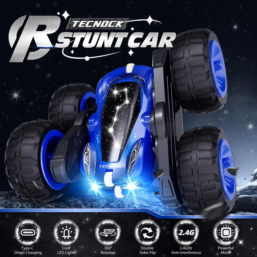 Tecnock RC car with LED lights for glow during night driving.