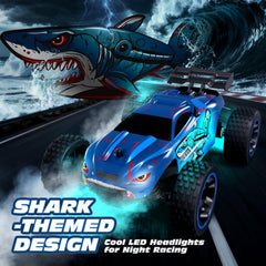 Tecnock RC car LED lights illuminate playtime in low light