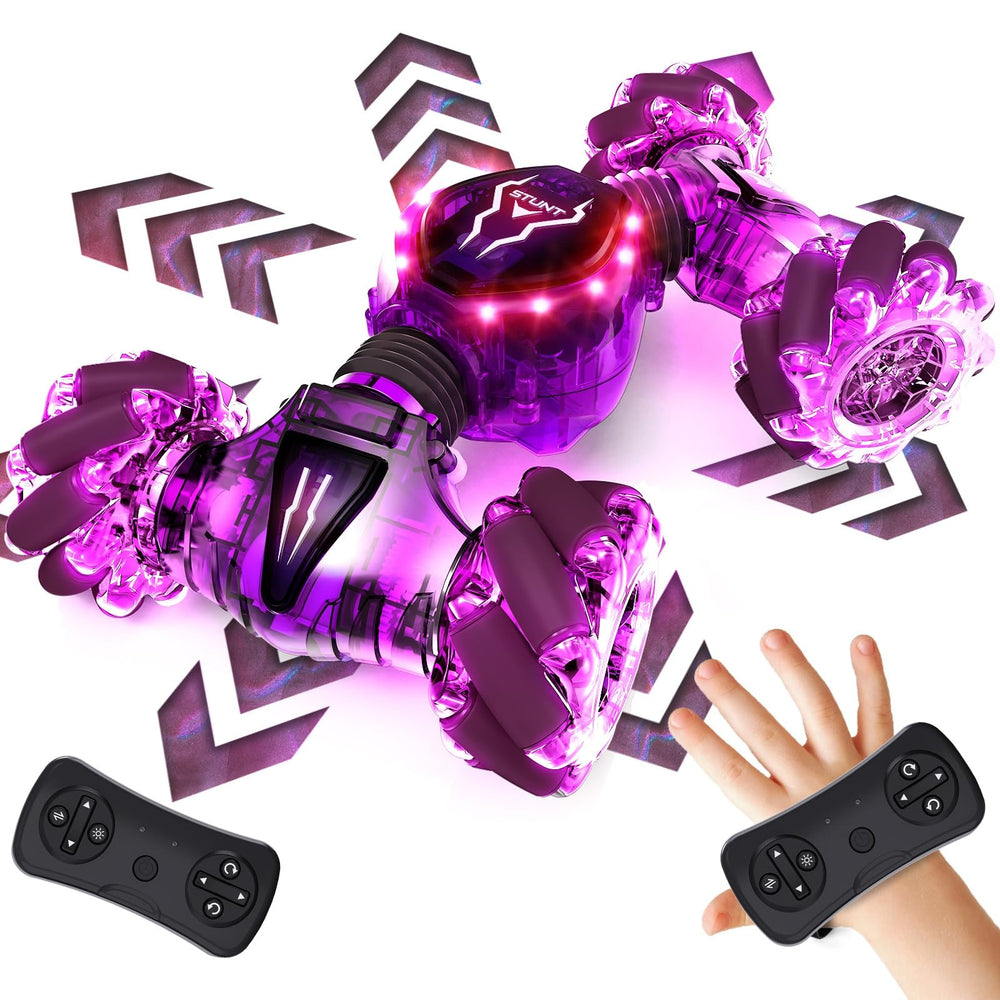 Tecnock remote control car with vivid LED lights for day and night play.