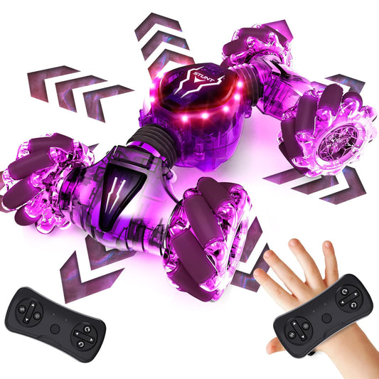 Tecnock remote control car with vivid LED lights for day and night play.