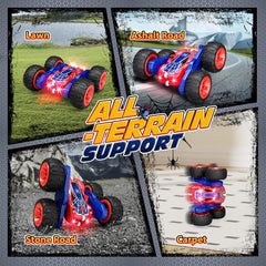 Tecnock Spider RC car night-lights enable epic dusk races.