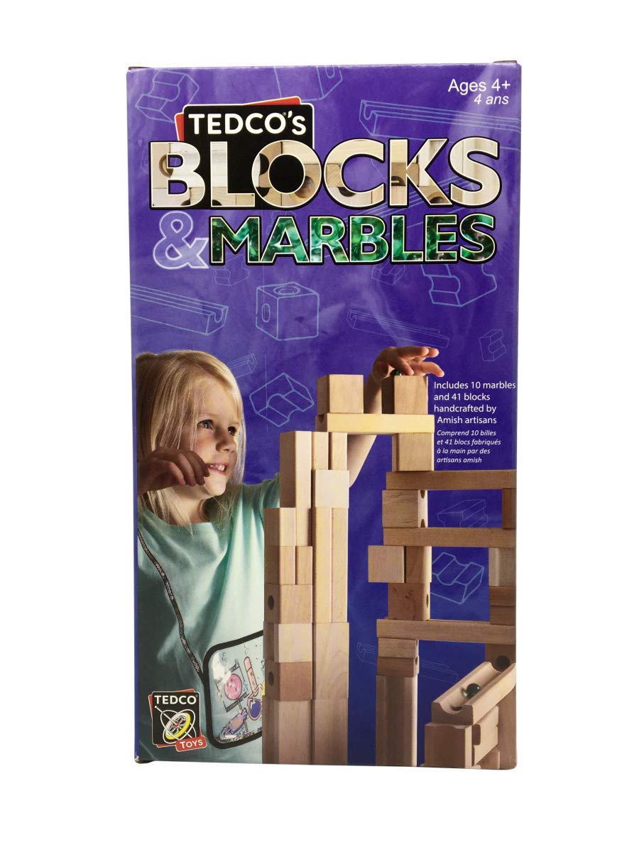TEDCO Blocks and Marble Run storage box keeps the setup tidy.