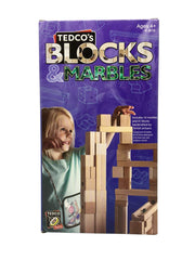 TEDCO Blocks and Marble Run storage box keeps the setup tidy.