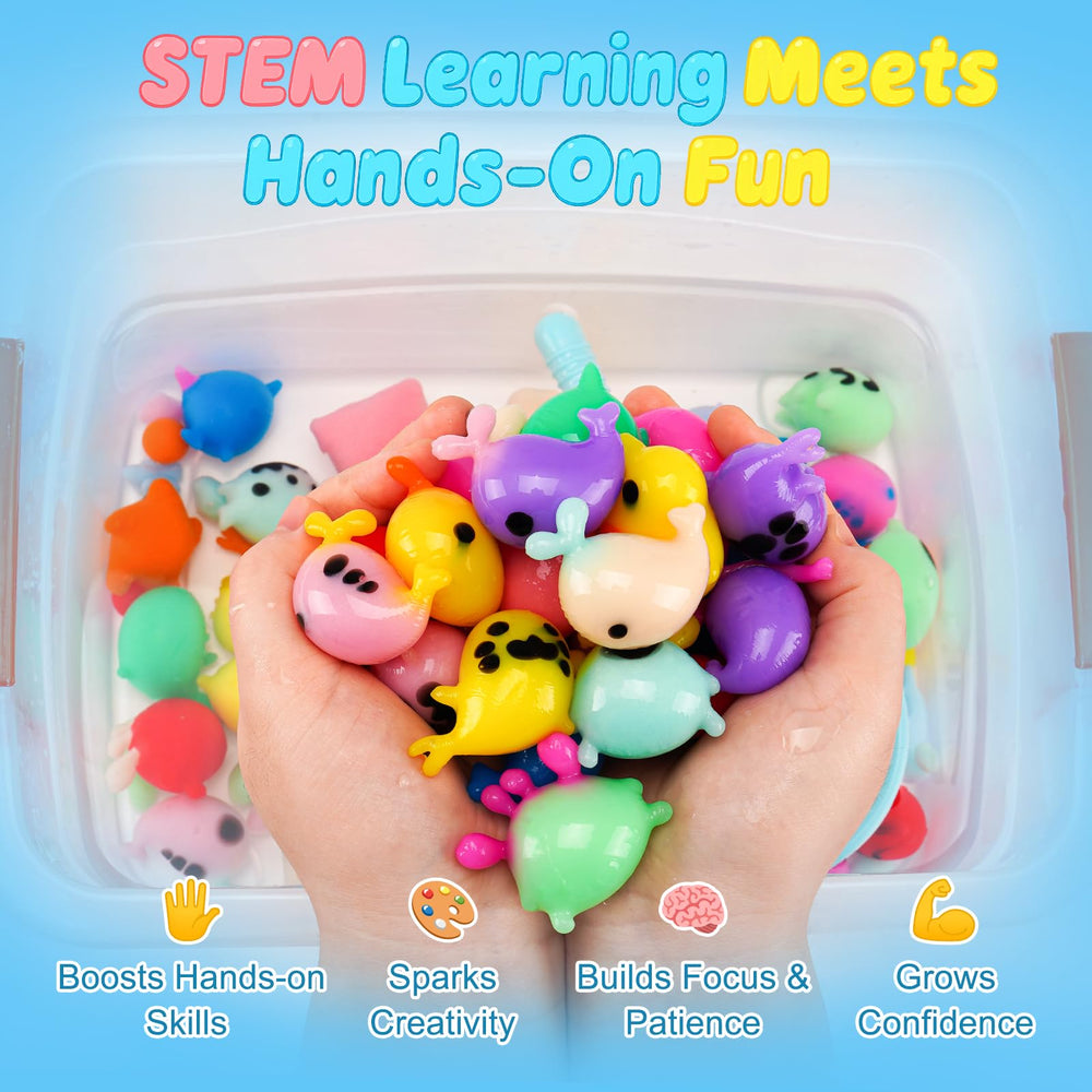 Teexpert Star storage jar holding finished water pets for display.
