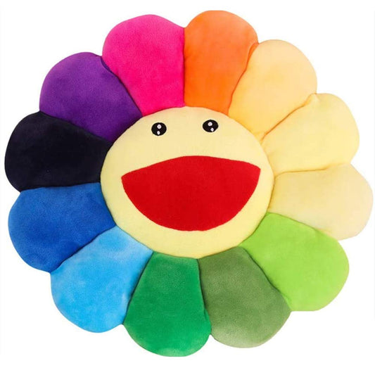 TEFU Flower Plush Pillow on a bed adds cozy comfort and decorative flair.