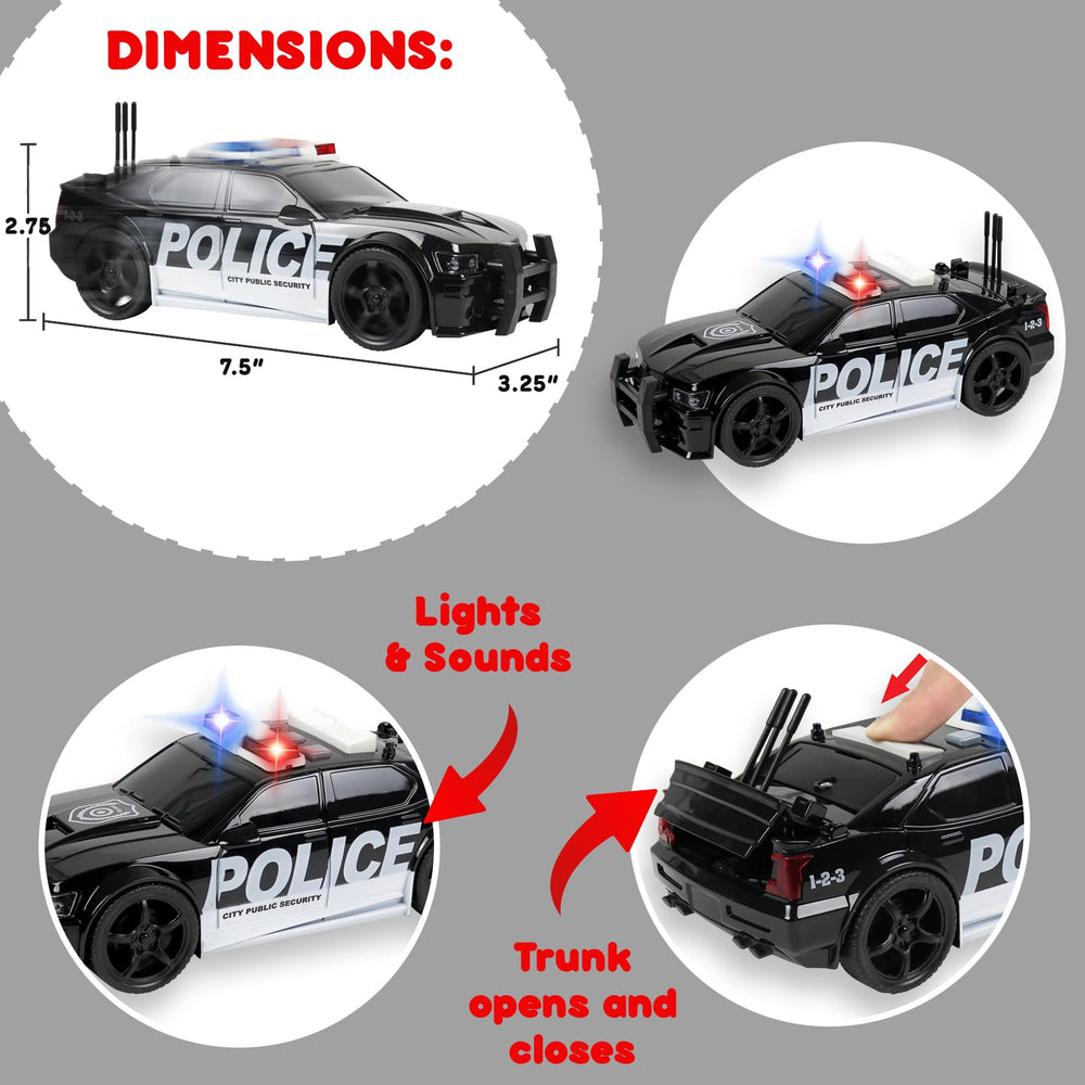 TeganPlay Gift-ready emergency vehicles set, ideal for birthdays or holidays.