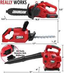 TeganPlay hedge trimmer close-up showing kid-friendly safety and motion