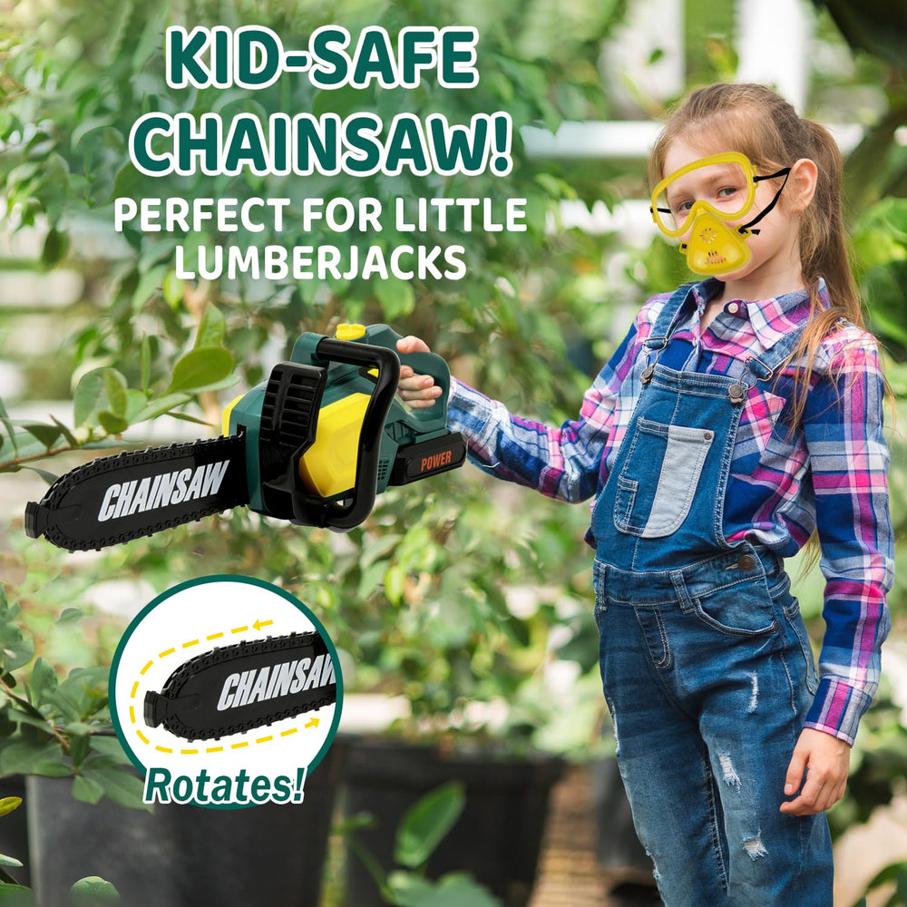 TeganPlay safety mask toy supports responsible pretend gardening