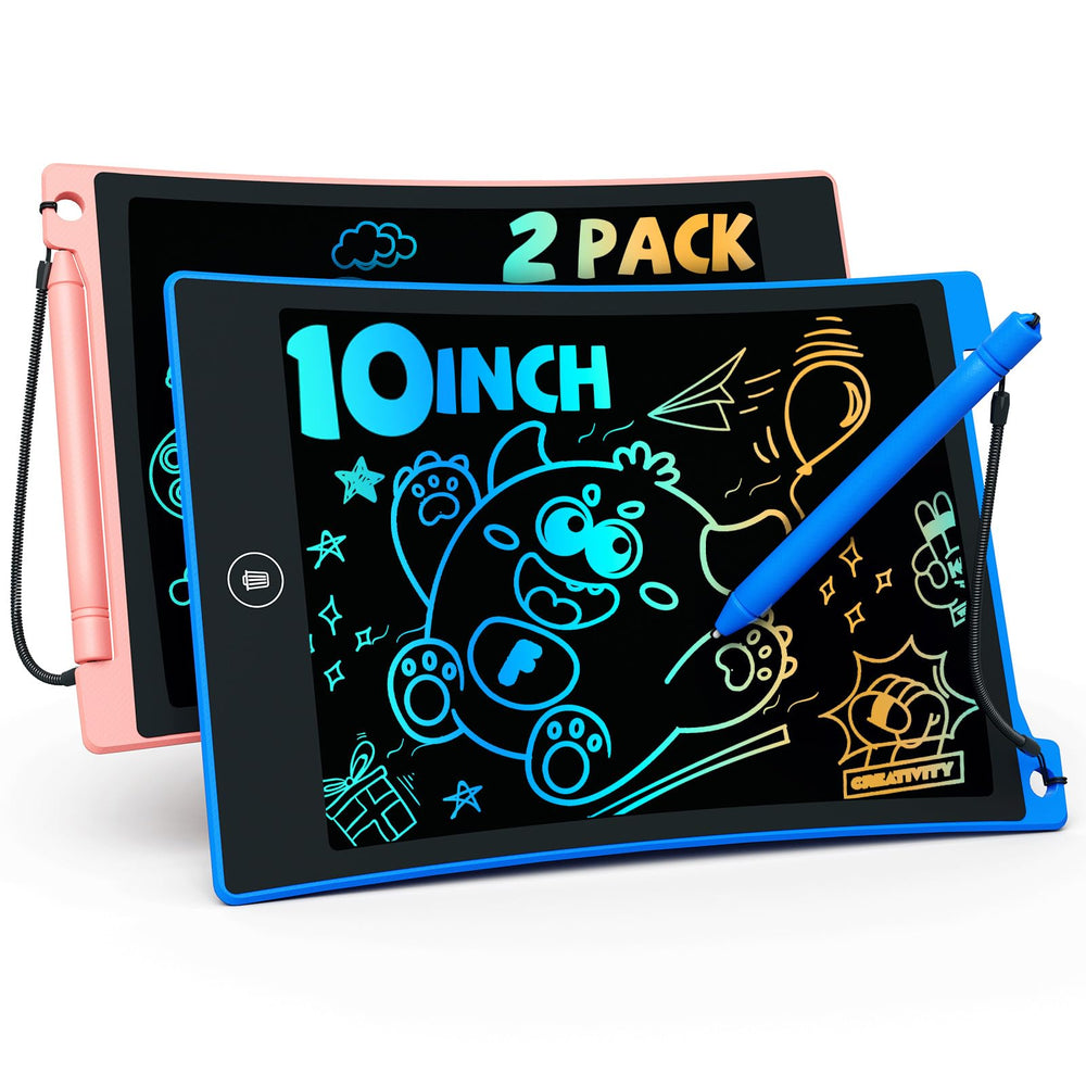 TEKFUN 10inch LCD writing tablet 2-pack for shared kid doodling