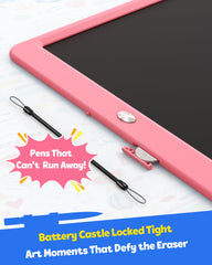 TEKFUN key-lock prevents accidental erasing on the 12-inch tablet