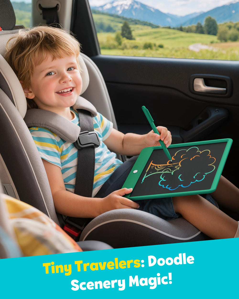 TEKFUN kid-friendly doodle board suitable for classroom use