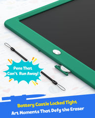 TEKFUN portable green tablet in a bag for travel