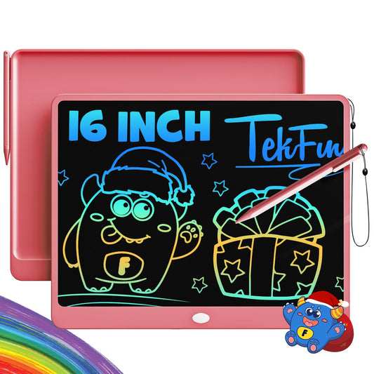 TEKFUN 16-inch color screen doodle board for drawing on the go.