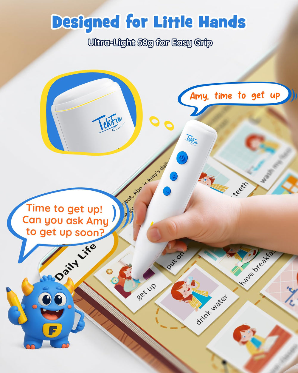 TEKFUN educational games feature over 450 words and 300 sounds
