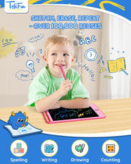 TEKFUN tablet with eye-friendly LCD minimizes glare during play.