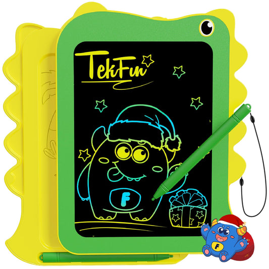 TEKFUN LCD writing tablet for kids offering mess-free doodling on an 8.5-inch screen.