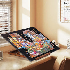 Tektalk fits most 1000-piece puzzles when unfolded for spacious gameplay.