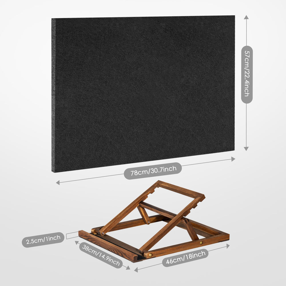 Tektalk pinewood frame adds stability for uninterrupted puzzling.