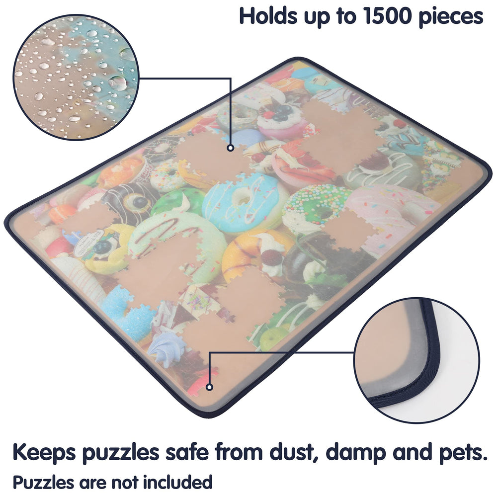 Tektalk lightweight and portable puzzle board for couch to bed transport