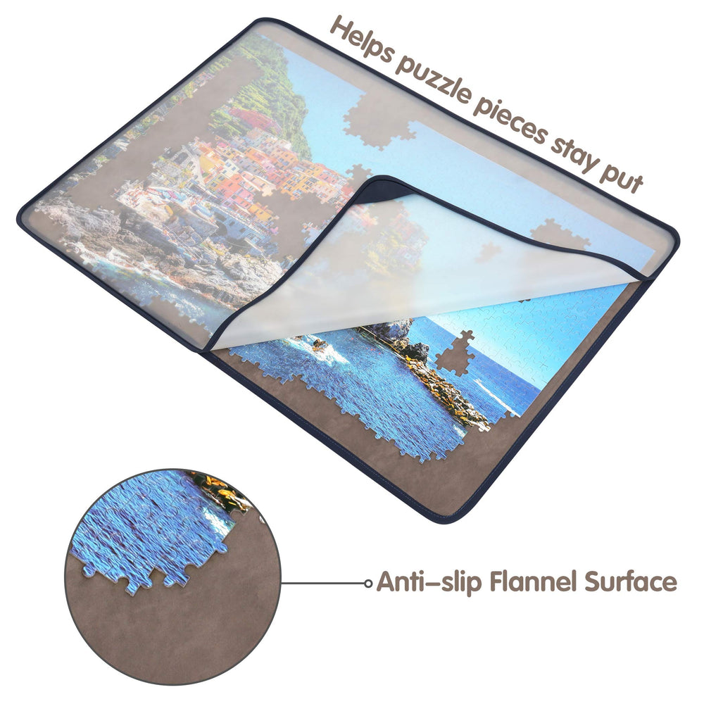 Tektalk puzzle board gray fits up to 1000 pieces.
