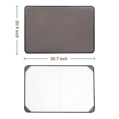 Tektalk puzzle board gray storage keeps workspace tidy.