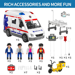 TEMI ambulance toy takeaway bicycle enables new imaginative scenarios