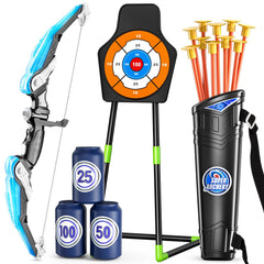 TEMI bow and arrow set main bow for safe indoor and outdoor practice.